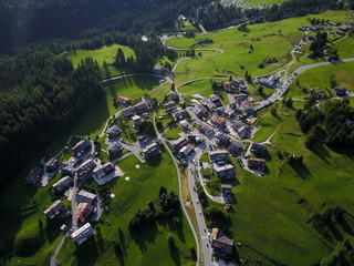 Dolomiten aus der Luft