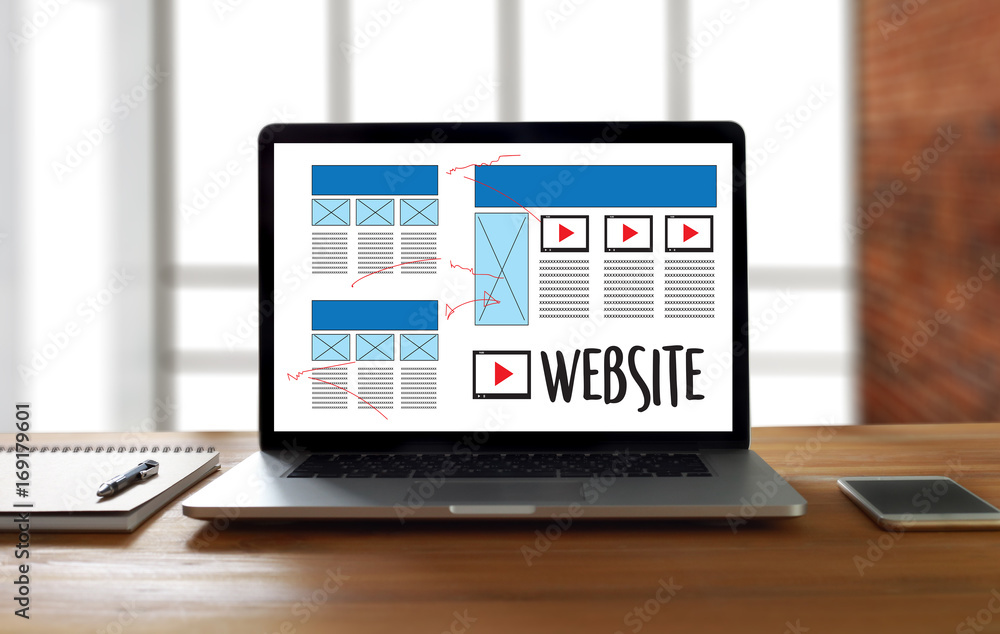 Poster web design layout sketch drawing software media www and graphic layout website development project