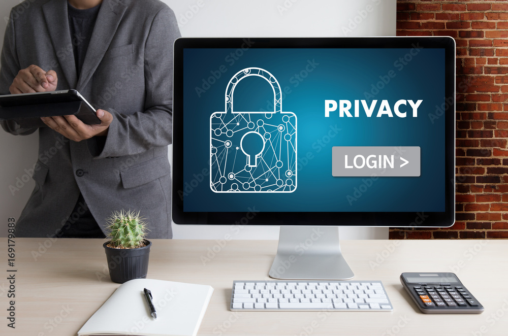 Poster privacy access login performance identification password passcode and privacy