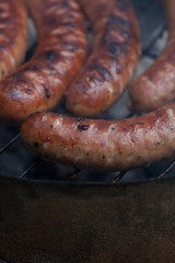 Traditional Polish sausages.