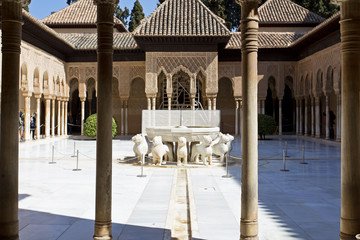 Alhambra of Granada, Andalusia, Spain - obrazy, fototapety, plakaty