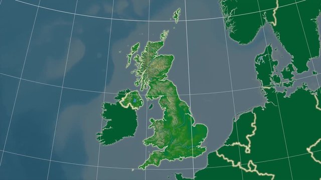 United Kingdom and neighborhood. Physical