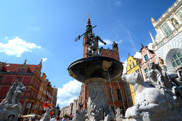 Neptune's Fountain, Gdańsk, Poland © Artur Henryk