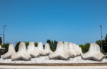 Betonabperrungen