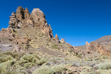 Fototapeta na wymiar Strange Los Roques View In Tenerife, Spain