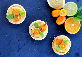 tartelettes aux agrumes