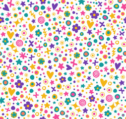 Cute seamless flower pattern