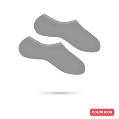 Pair socks color flat icon for web and mobile design