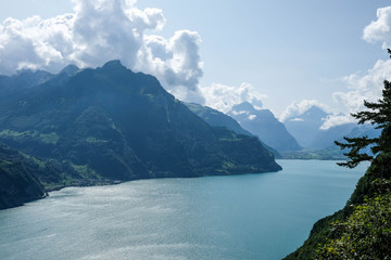 Berge am Weg der Schweiz