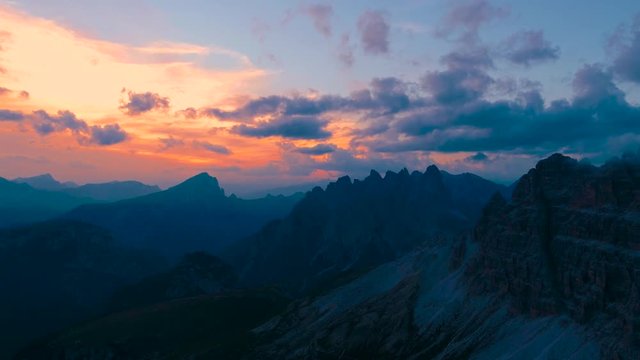 National Nature Park Tre Cime In the Dolomites Alps. Beautiful nature of Italy.