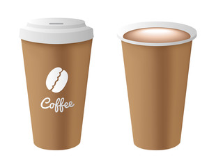 Brown Coffee Cup vector