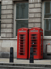 Fototapeta premium English phone box