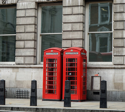 English phone box