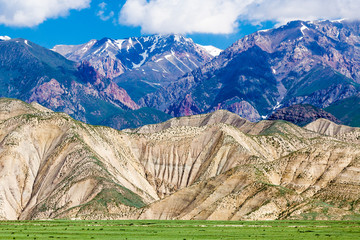 Nice Mountains in Kyrgyzstan country