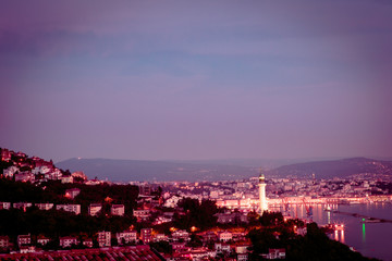 evening in the gulf of Trieste