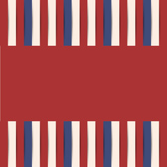 simple text  background in official colors of USA