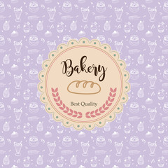 cup cake logo and pattern