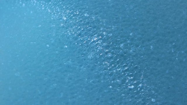 blue foam bubbles background