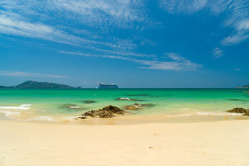 Tropical beach of Patong Phuket island