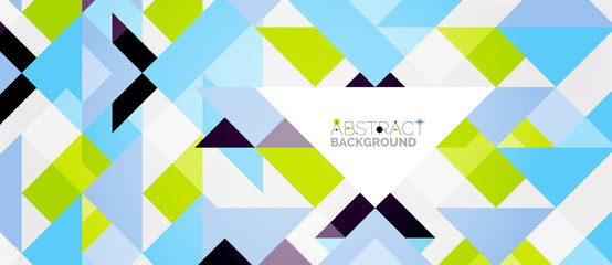Triangle pattern design background