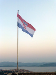 Kroatische Flagge