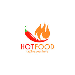 Hot food logo