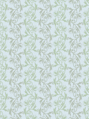 Volumetric seamless floral pattern background. Paper cut out seamless floral pattern.