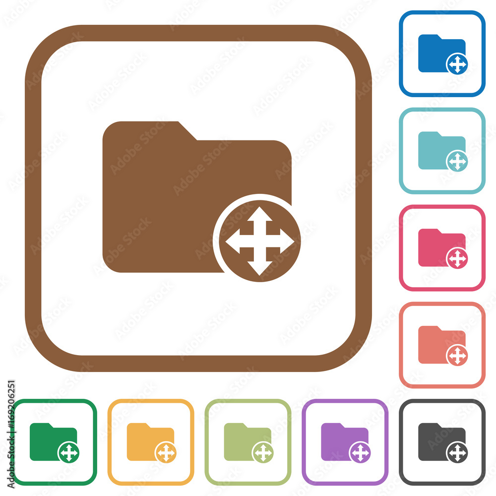 Poster move directory simple icons