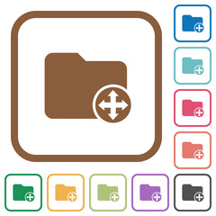 Move directory simple icons