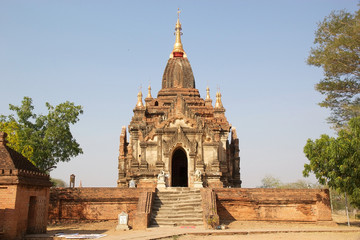 Fototapeta premium Shin Izza Gawna Temple, Bagan, Mynamar