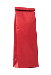 Tea packaging isolated on white