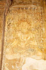 Fototapeta na wymiar Thambula Temple, Bagan, Myanmar