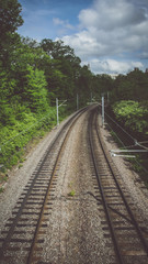 Fototapeta na wymiar Abandoned Railroad