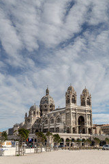 Fototapeta na wymiar The cathedral La Major of Marseille