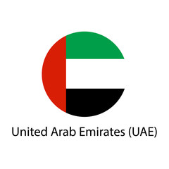 United Arab Emirates Flag.