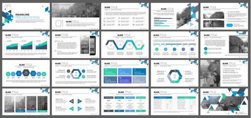 Blue, green and purple elements for infographics on a white background. Presentation templates. Use in presentation, flyer and leaflet, corporate report, marketing, advertising, annual report, banner.