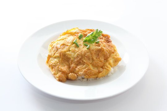 omelette, thai food