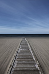 Obraz na płótnie Canvas Denmark, The Beach of Hornbæk.