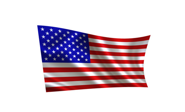 Image of the American flag. 