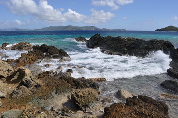Fototapeta na wymiar Sapphire Beach, St. Thomas, US Virgin Islands
