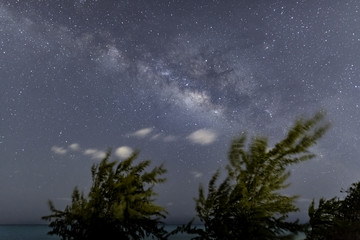 Fototapeta na wymiar Turks and Caicos Providenciales Milky Way 18