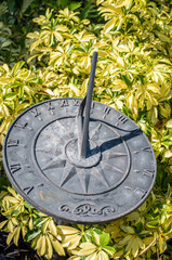Sundial in Garden 