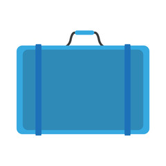 travel suitcase icon image vector illustration design 