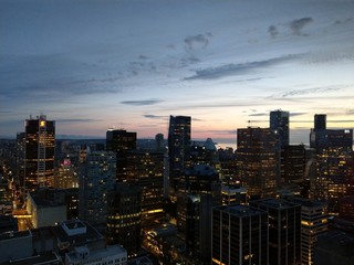 Fototapeta premium Rooftop Sunset