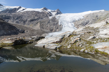 Fototapeta na wymiar Glacier Nature Trail Innergschloess Matrei East Tyrol
