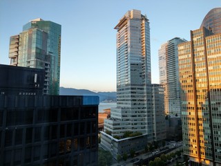 Fototapeta na wymiar City View Vancouver