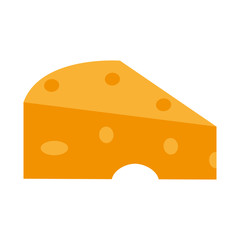 cheese slice icon image vector illustration design 
