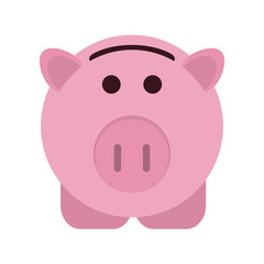 piggy bank icon image vector illustration design 