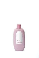 Hair oil bottle mockup on white background