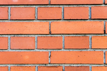 orange brick wall close up structure construction design